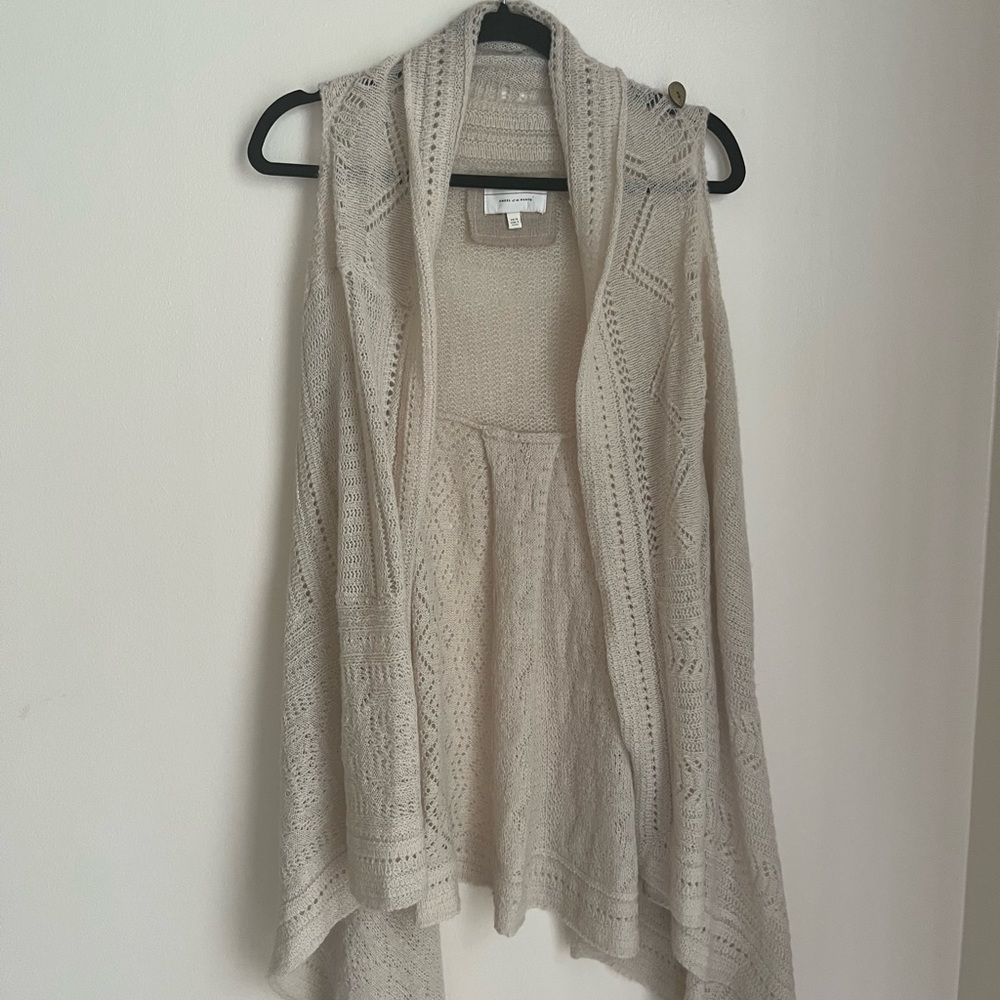 Anthropologie Angel of the North Sweater Vest